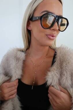 NEW CHANSUTTPEARLS lottie lariat necklace in gold
